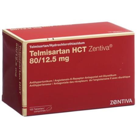 Telmisartan HCT Zentiva Tabl 80/12.5 mg 100 pcs - PrimeCare Global