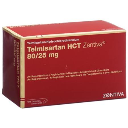 Telmisartan HCT Zentiva Tabl 80/25 mg 100 pcs - PrimeCare Global