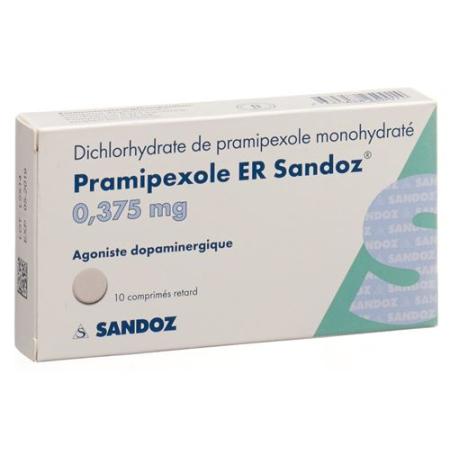 Pramipexol ER Sandoz Ret Tabl 0.375 mg 10 pcs - PrimeCare Global