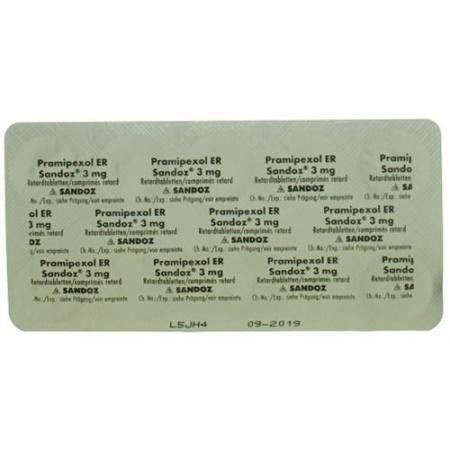 Pramipexol ER Sandoz Ret Tabl 3 mg 30 pcs - PrimeCare Global