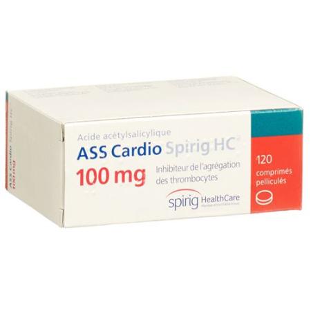 ASS Cardio Spirig HC Filmtablet 100 mg 120 pcs - PrimeCare Global