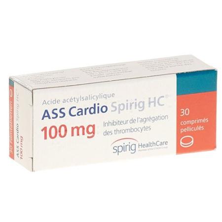 ASS Cardio Spirig HC Filmtabl 100 mg 30 pcs - PrimeCare Global