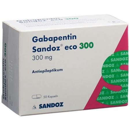 Gabapentin Sandoz eco caps 300 mg 50 pcs - PrimeCare Global