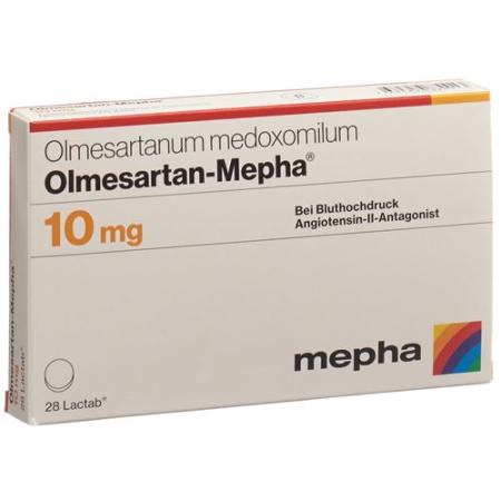 Olmesartan-Mepha Lactab 10 mg 28 pcs - PrimeCare Global