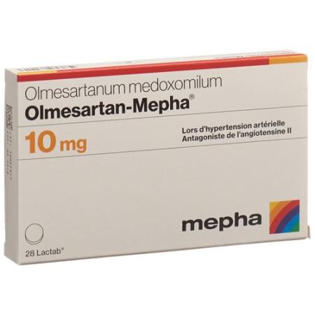 Olmesartan-Mepha Lactab 10 mg 28 pcs - PrimeCare Global