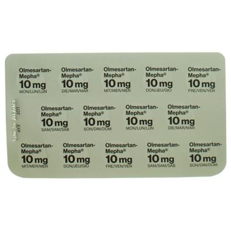 Olmesartan-Mepha Lactab 10 mg 28 pcs - PrimeCare Global
