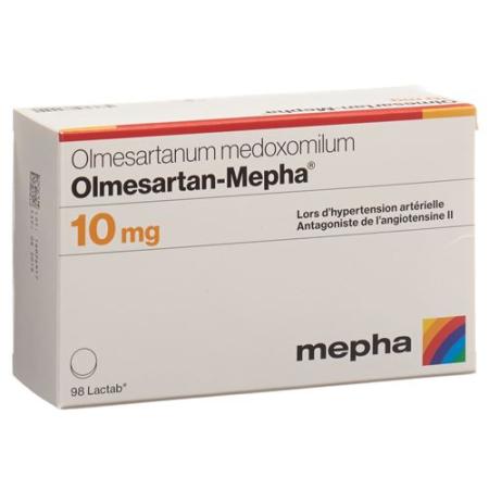 Olmesartan-Mepha Lactab 10 mg 98 pcs - PrimeCare Global