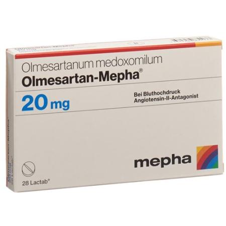 Olmesartan-Mepha Lactab 20 mg 28 pcs - PrimeCare Global