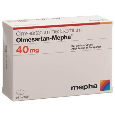 Olmesartan-Mepha Lactab 40 mg 98 pcs - PrimeCare Global
