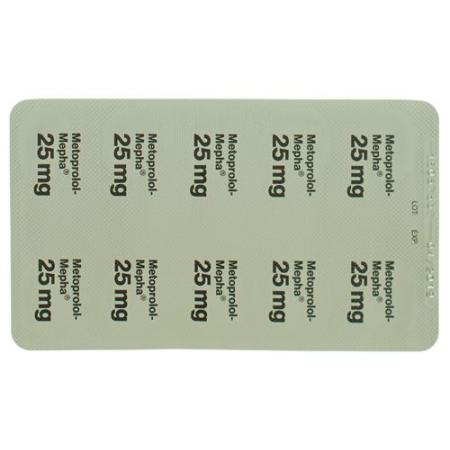 Metoprolol-Mepha Depotabs 25 mg 30 pcs - PrimeCare Global