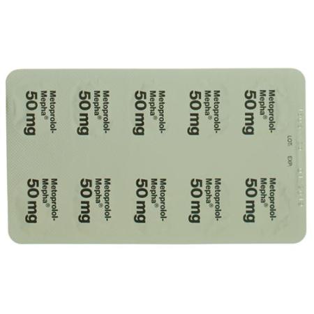 Metoprolol-Mepha Depotabs 50 mg 30 pcs - PrimeCare Global