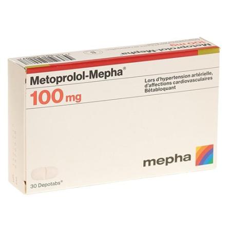 Metoprolol-Mepha Depotabs 100 mg 30 pcs - PrimeCare Global