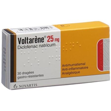 Voltaren Drag 25 mg 100 pcs - PrimeCare Global