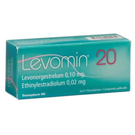 Levomin 20 film tablets 6 x 21 pcs - PrimeCare Global