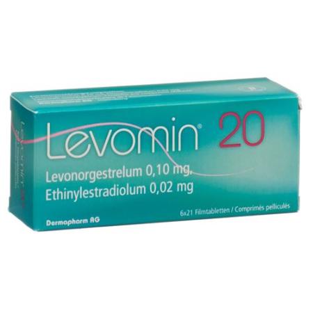 Levomin 20 film tablets 6 x 21 pcs - PrimeCare Global