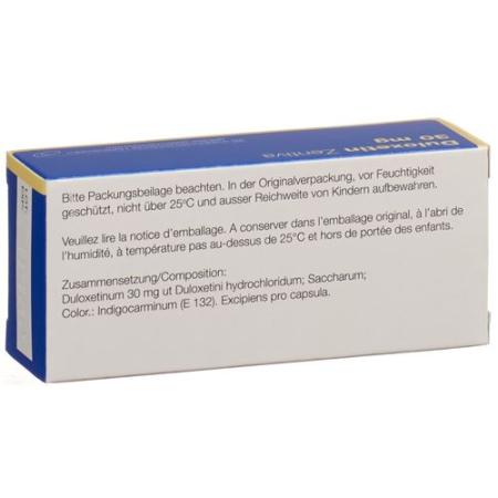 Duloxetine Zentiva Kaps 30 mg 28 pcs - PrimeCare Global