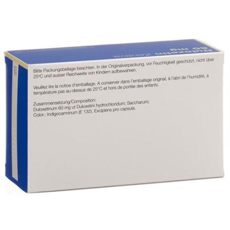 Duloxetine Zentiva Kaps 60 mg 84 pcs - PrimeCare Global