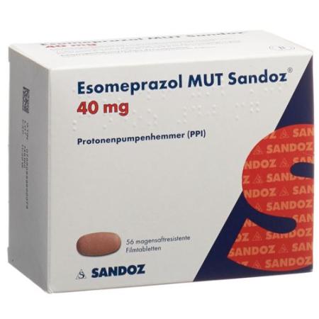 Esomeprazol MUT Sandoz Filmtabl 40 mg 56 pcs - PrimeCare Global