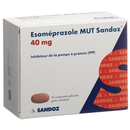 Esomeprazol MUT Sandoz Filmtabl 40 mg 56 pcs - PrimeCare Global