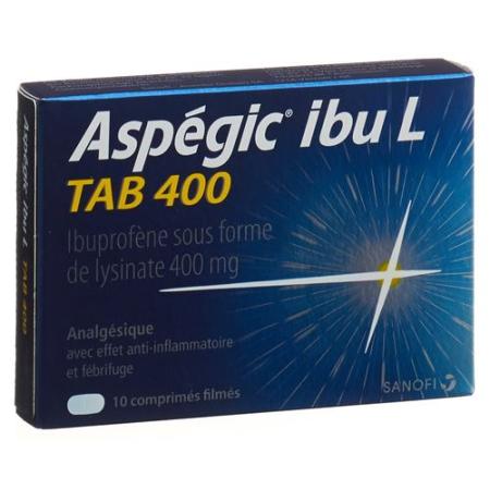Aspegic Ibu L Tab Filmtabletten 400mg 10 Stück - PrimeCare Global