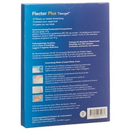 Flector Plus Tissugel Pfl 10 pcs - PrimeCare Global