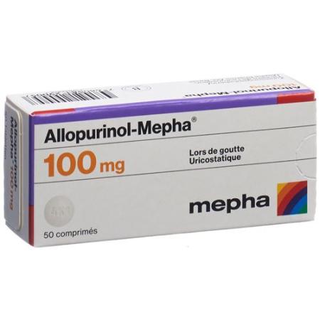 Allopurinol-Mepha Tabl 100 mg 50 pcs - PrimeCare Global