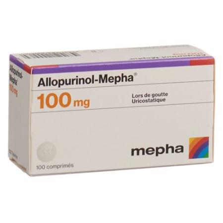 Allopurinol-Mepha Tabl 100 mg 100 pcs - PrimeCare Global