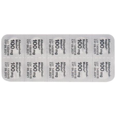 Allopurinol-Mepha Tabl 100 mg 100 pcs - PrimeCare Global