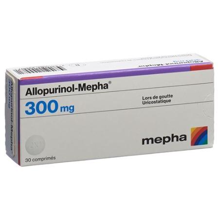 Allopurinol-Mepha Tabl 300 mg 30 pcs - PrimeCare Global