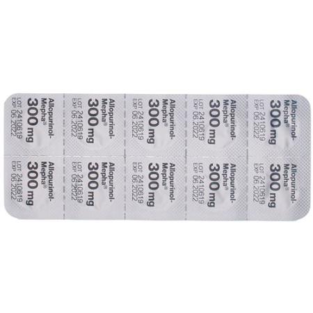 Allopurinol-Mepha Tabl 300 mg 30 pcs - PrimeCare Global