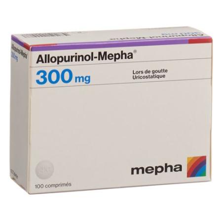 Allopurinol-Mepha Tabl 300 mg 100 pcs - PrimeCare Global