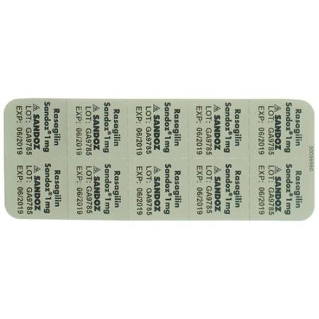 Rasagiline Sandoz Tabl 1 mg 30 pcs - PrimeCare Global
