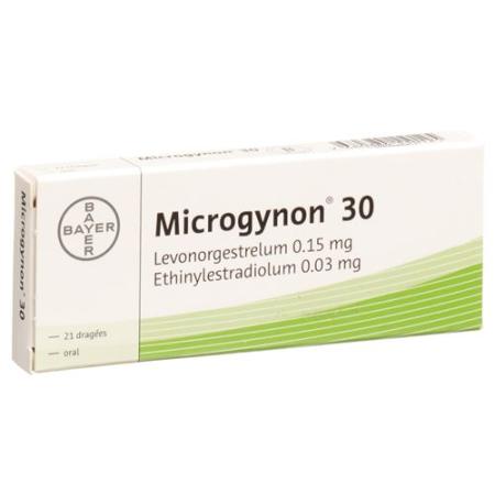 Microgynon 30 Drag 21 pcs - PrimeCare Global