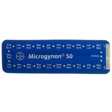 Microgynon 50 Drag 21 pcs - PrimeCare Global