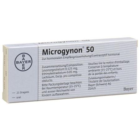 Microgynon 50 Drag 21 pcs - PrimeCare Global