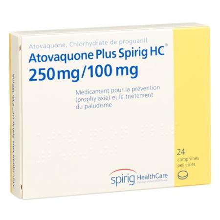 Atovaquone Plus Spirig HC Filmtablet 250/100mg 24 pcs - PrimeCare Global