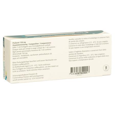 Praluent Inj L&ouml;s 150 mg/ml pre-filled pen 2 pcs - PrimeCare Global