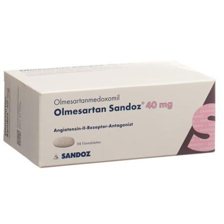 Olmesartan Sandoz film tablets 40 mg 98 pcs - PrimeCare Global