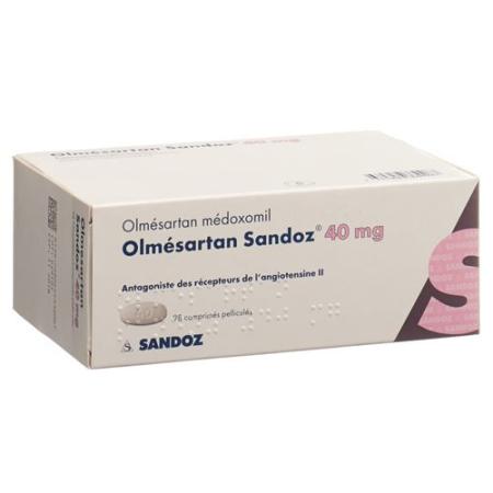 Olmesartan Sandoz film tablets 40 mg 98 pcs - PrimeCare Global