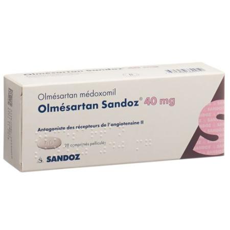 Olmesartan Sandoz film tablets 40 mg 28 pcs - PrimeCare Global