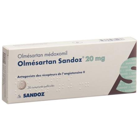 Olmesartan Sandoz film tablets 20 mg 28 pcs - PrimeCare Global