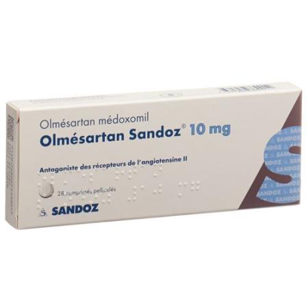 Olmesartan Sandoz film tablets 10 mg 28 pcs - PrimeCare Global