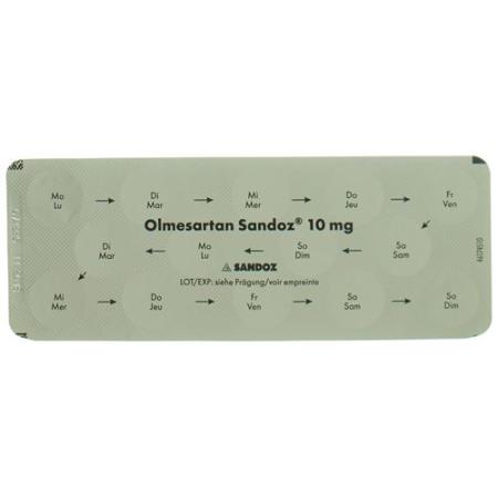 Olmesartan Sandoz film tablets 10 mg 28 pcs - PrimeCare Global