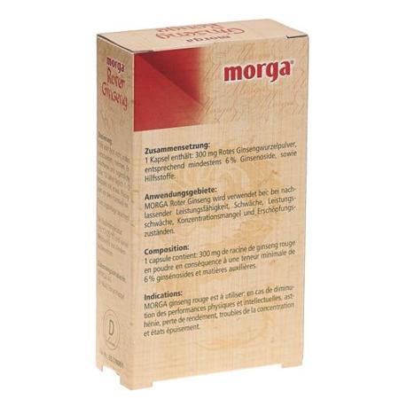Morga Red Ginseng Caps 30 pcs - PrimeCare Global