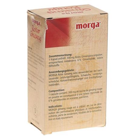 Morga Red Ginseng Caps 100 pcs - PrimeCare Global
