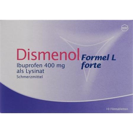 Dismenol Formula L forte film tabl 400 mg 10 pcs - PrimeCare Global