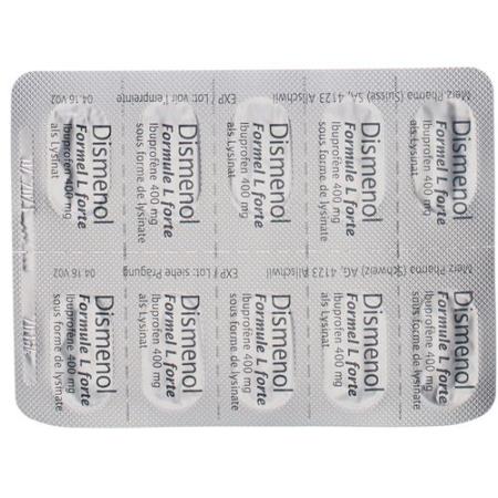 Dismenol Formula L forte film tabl 400 mg 10 pcs - PrimeCare Global