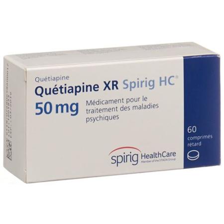 Quetiapin XR Spirig HC Ret Tabl 50 mg 60 pcs - PrimeCare Global
