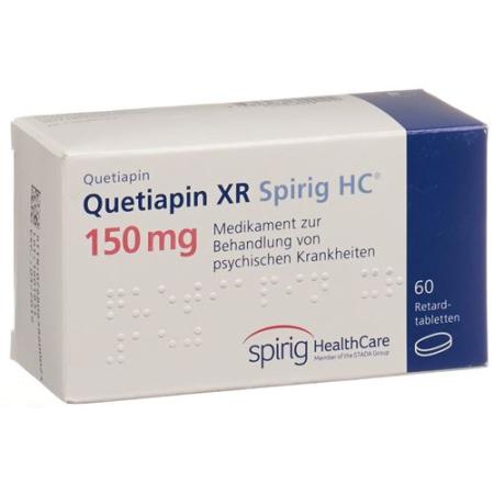Quetiapin XR Spirig HC Ret Tabl 150 mg 60 pcs - PrimeCare Global