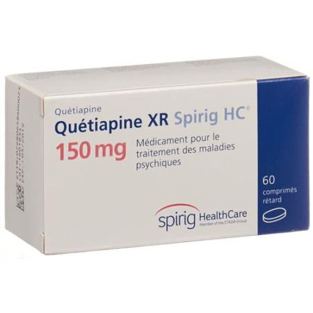 Quetiapin XR Spirig HC Ret Tabl 150 mg 60 pcs - PrimeCare Global